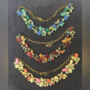 Bundle 3 J Crew Statement Necklaces